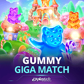 Gummy Giga Match slot at Tongits Wars